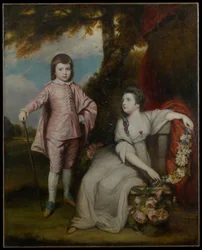 George Capel, Viscount Malden (1757–1839), und Lady Elizabeth Capel (1755–1834)